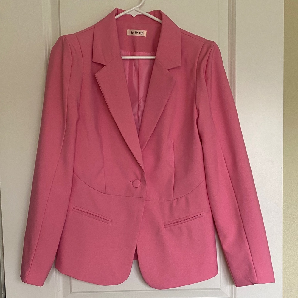 Women's hot Pink Blazer from China